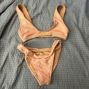 Revel Rey peach bikini XS